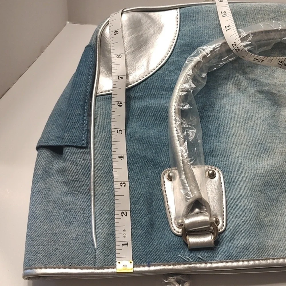Denim Vintage Neiman Marcus Tote Vintage Acid Wash With Tags NWT